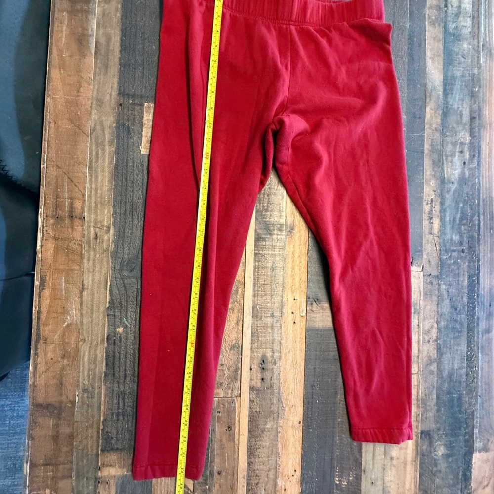 Old Navy large petite burgundy fleece leggings